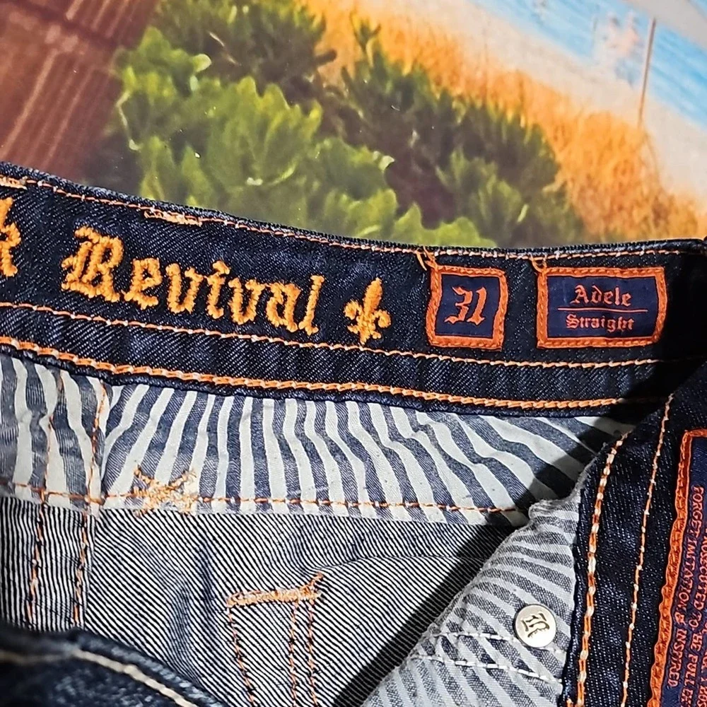 Rock Revival Adele Straight Jeans Size 31 - Picture 4 of 6